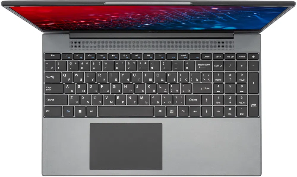 Ноутбук IRU Tactio 15PHR Ryzen 5 7430U 16Gb SSD512Gb AMD Radeon Graphics 15.6" IPS FHD (1920x1080) Windows 11 Pro 64 black WiFi BT Cam 4000mAh (2150148)