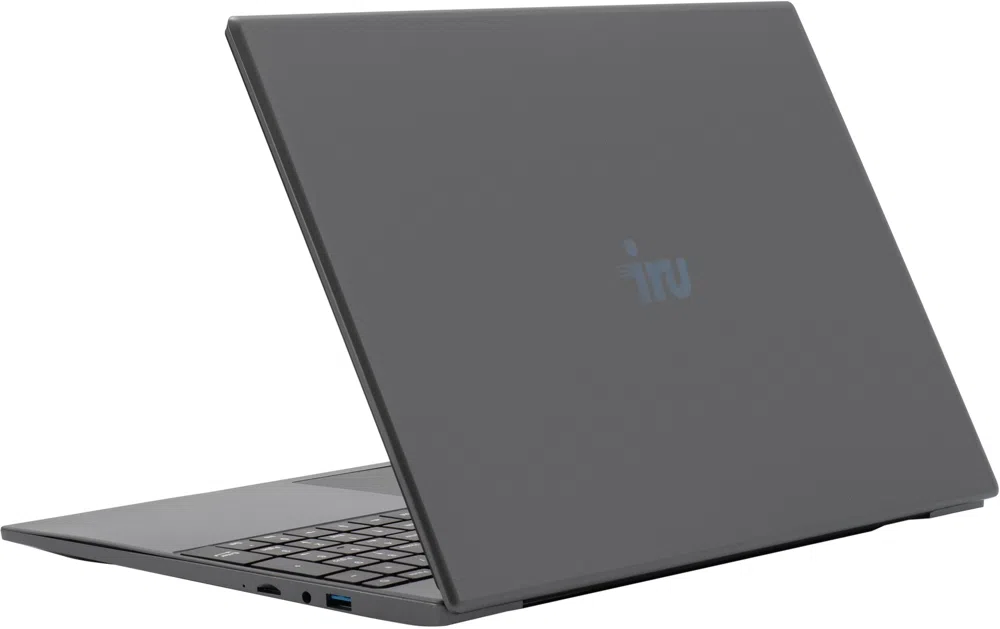Ноутбук IRU Tactio 15PHR Ryzen 5 7430U 16Gb SSD512Gb AMD Radeon Graphics 15.6" IPS FHD (1920x1080) Windows 11 Pro 64 black WiFi BT Cam 4000mAh (2150148)