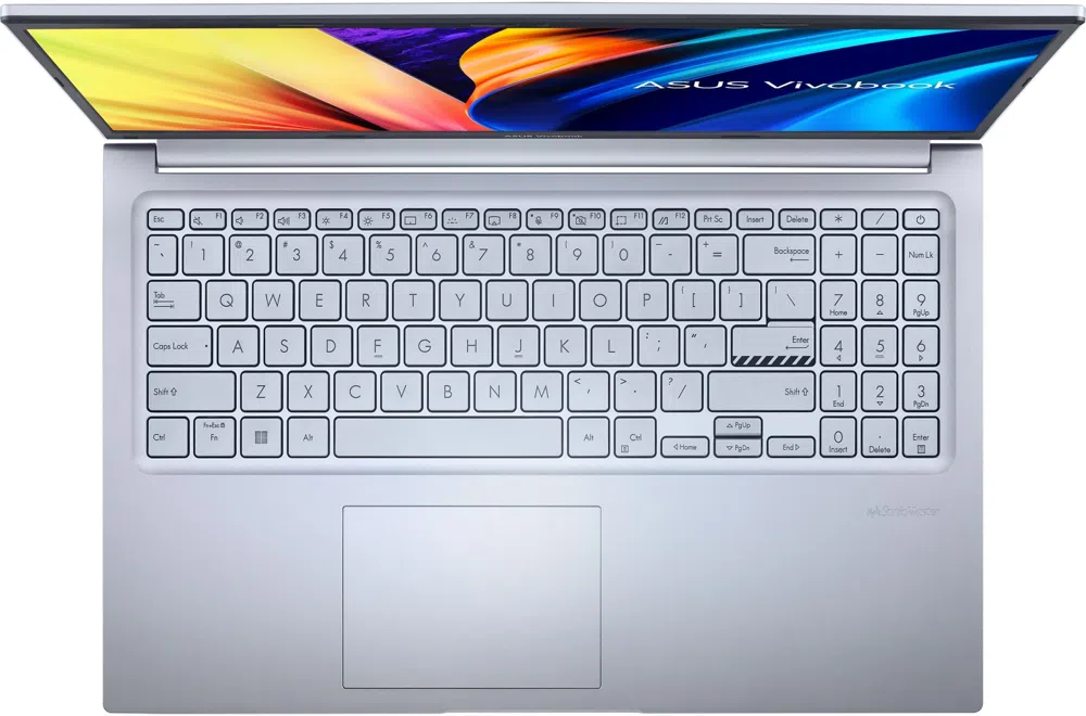 Ноутбук Asus Vivobook 15 X1502VA-BQ1373 Core i5 13420H 16Gb SSD512Gb Intel UHD Graphics 15.6" IPS FHD (1920x1080) FreeDOS silver WiFi BT Cam (90NB10T2-M01Y90)