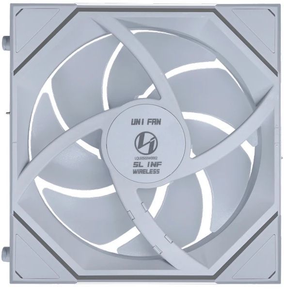 Вентилятор для корпуса Lian-Li Uni Fan SL-INF Wireless 120 Reverse ARGB 120х122.1x28 белый 4-pin 32.2дБ (G99.12RSLIN1W1W.R0) Ret