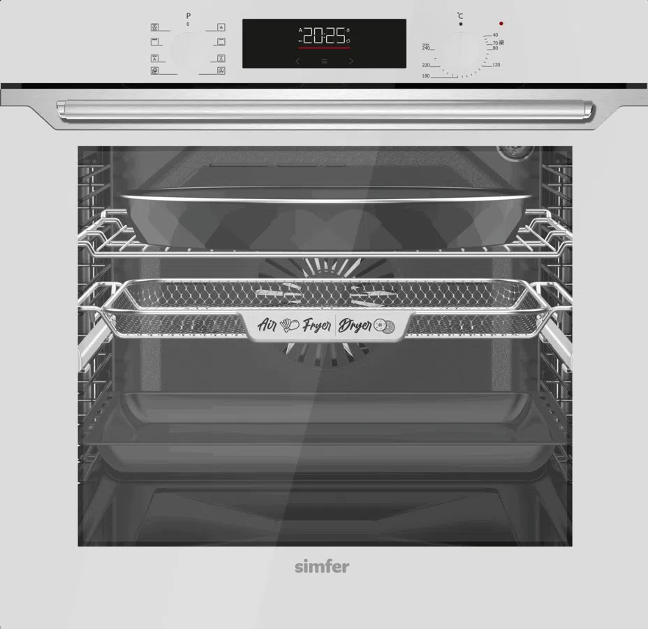 Духовой шкаф Электрический Simfer B6EC68025 белый