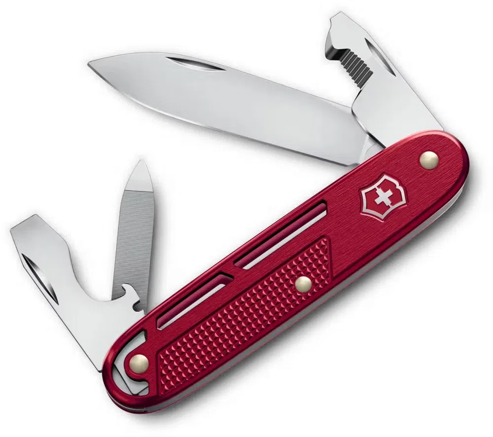 Нож перочинный Victorinox Synergy Alox (0.8216.20) 93мм 9функц. красный