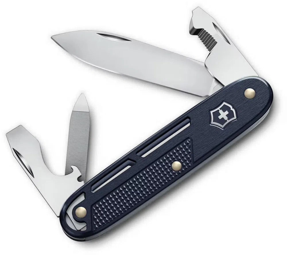 Нож перочинный Victorinox Synergy Alox (0.8216.22) 93мм 9функц. синий