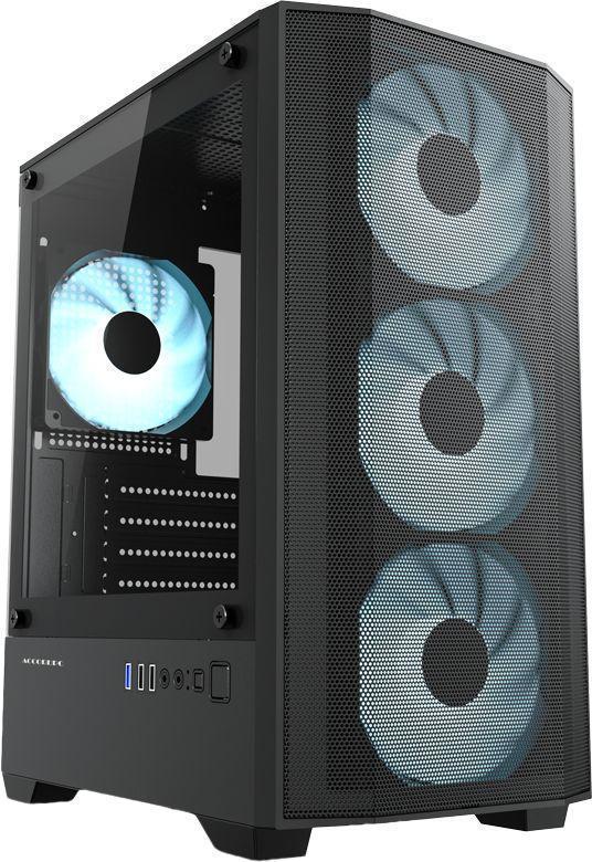 Корпус Accord ACC-195M черный без БП mATX 8x120mm 2xUSB2.0 1xUSB3.0 audio bott PSU