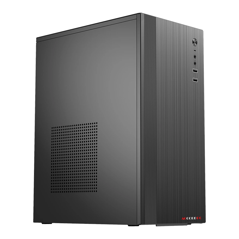 Корпус Accord ACC-M802 черный без БП mATX 1x80mm 1x120mm 1xUSB2.0 1xUSB3.0 audio bott PSU