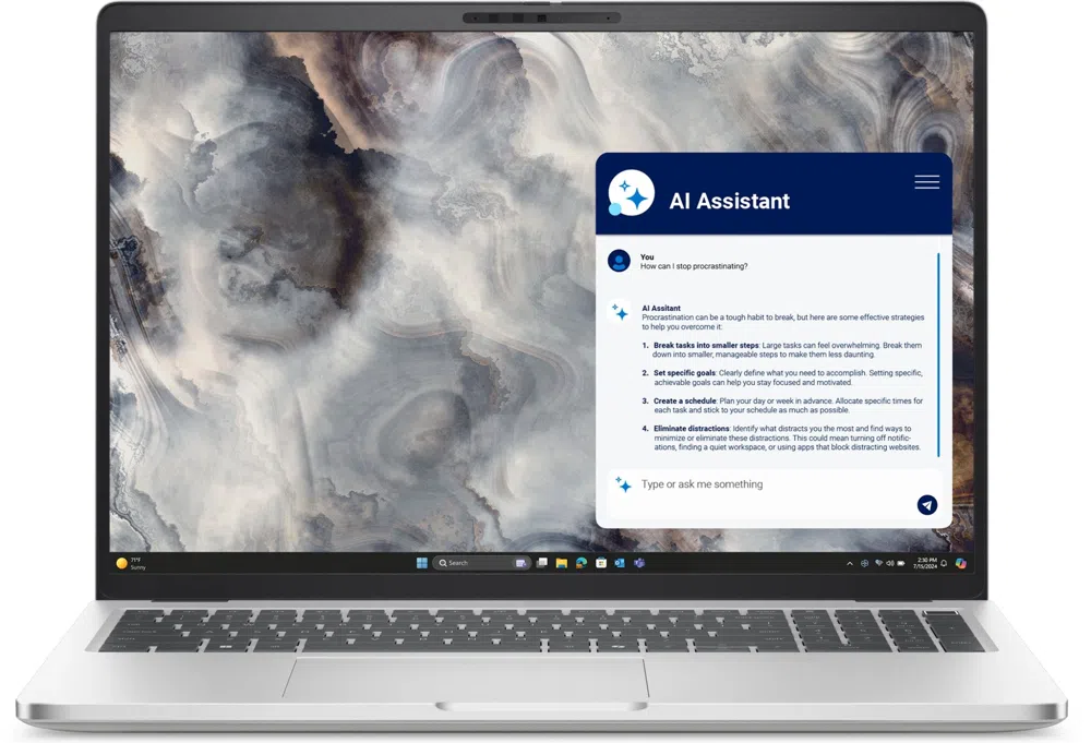 Ноутбук Dell Pro 16 Plus Core Ultra 5 235U 16Gb SSD512Gb Intel Graphics 16" IPS FHD+ (1920x1200) Linux grey WiFi BT Cam (PRO14PL-5658)