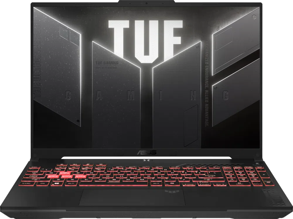 Ноутбук Asus TUF Gaming A16 FA607NUG-WH73 Ryzen 7 7445HS 16Gb SSD512Gb NVIDIA GeForce RTX4050 6Gb 16" IPS WUXGA (1920x1200) Windows 11 Home Multi Language grey WiFi BT Cam (90NR0MU3-M00AT0)