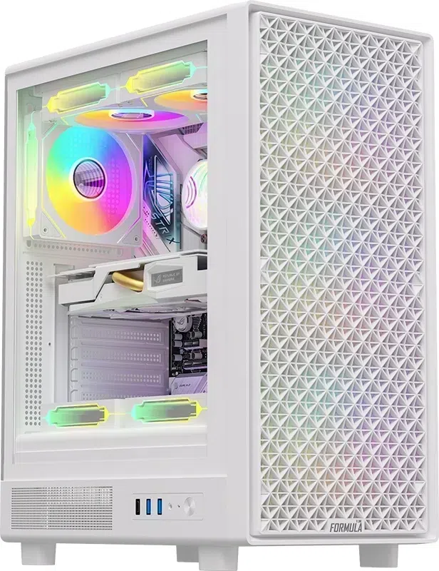 Корпус Formula Mana Dynamic AR черный без БП ATX 3x120mm 2x140mm 2xUSB3.0 audio bott PSU