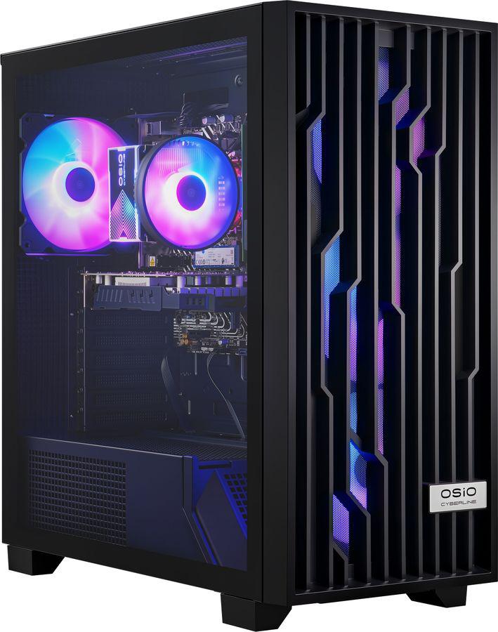 ПК Osio CyberLine C59i i5 12400F (2.5) 32Gb SSD1Tb RTX3050 6Gb без ОС GbitEth 550W черный (С59I-002B)