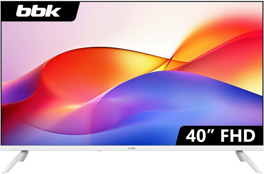 Телевизор LED BBK 40" 40LEM-1042/FTS2C (W) Frameless белый FULL HD 60Hz DVB-T2 DVB-C DVB-S2 USB (RUS)