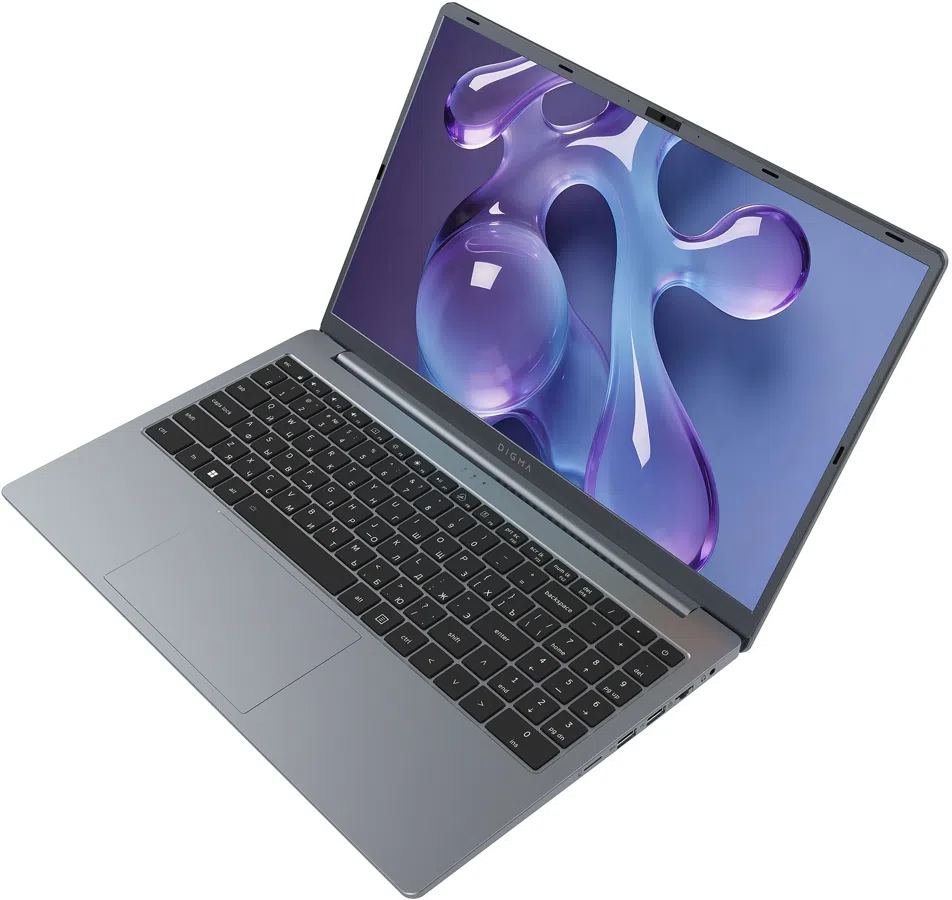 Ноутбук Digma Nova Ryzen 5 3500U 16Gb SSD512Gb AMD Radeon Vega 8 15.6" IPS FHD (1920x1080) Windows 11 Pro grey WiFi BT Cam 6000mAh (DN15R5-ADXW11)