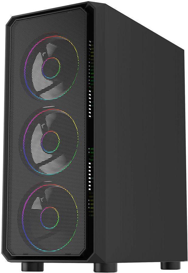 Корпус Bloody CC-126 черный без БП ATX 8x120mm 2xUSB2.0 1xUSB3.0 audio bott PSU
