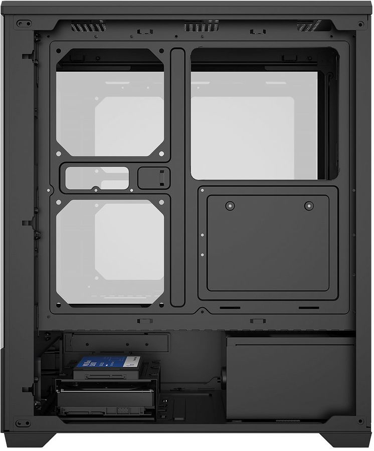 Корпус Bloody CC-127 черный без БП E-ATX 7x120mm 1xUSB2.0 2xUSB3.0 audio bott PSU