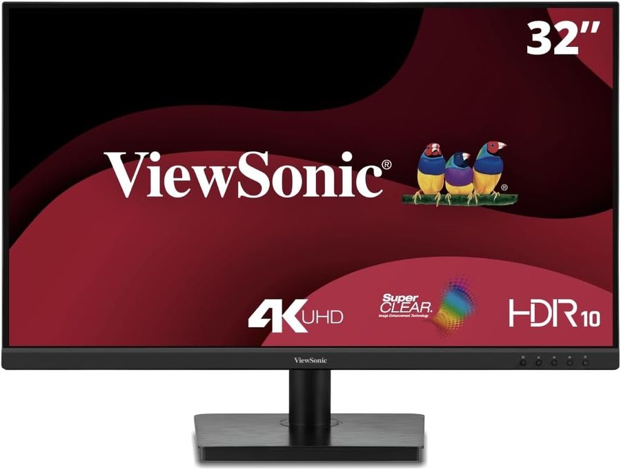 Монитор ViewSonic 32" VA3208-4K-HD черный VA LED 16:9 HDMI матовая 300cd 178гр/178гр 3840x2160 60Hz DP 4K 6.6кг