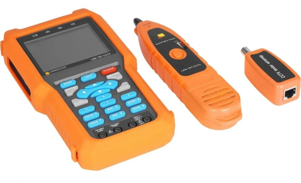 Тестер кабельный Lanmaster LAN-TST-LPTVE-C оранжевый/черный