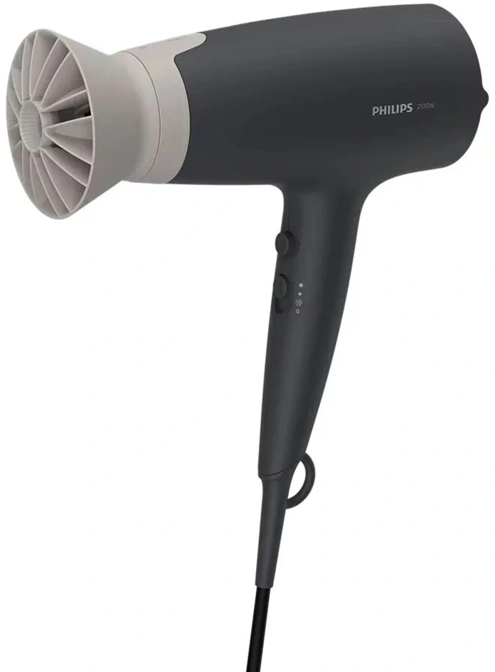 Фен Philips BHD302/10 1600Вт черный/белый