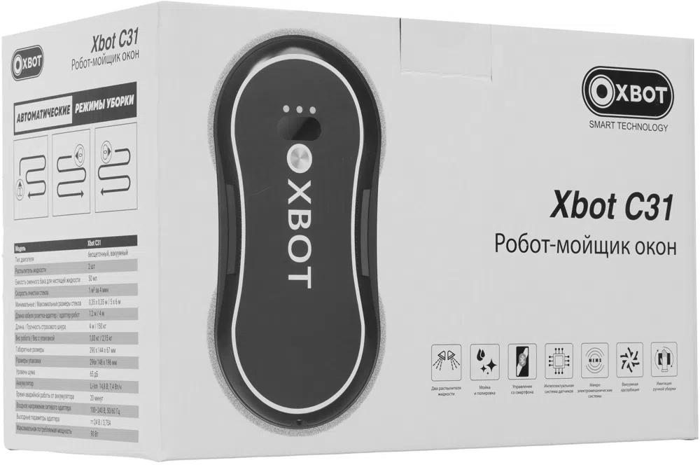 Мойщик окон Xbot С31 пит.:от сети черный
