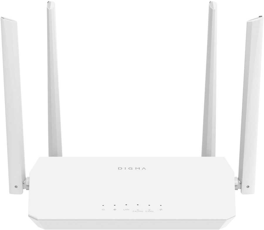 Роутер беспроводной Digma DWR-AC1203 10/100/1000BASE-TX