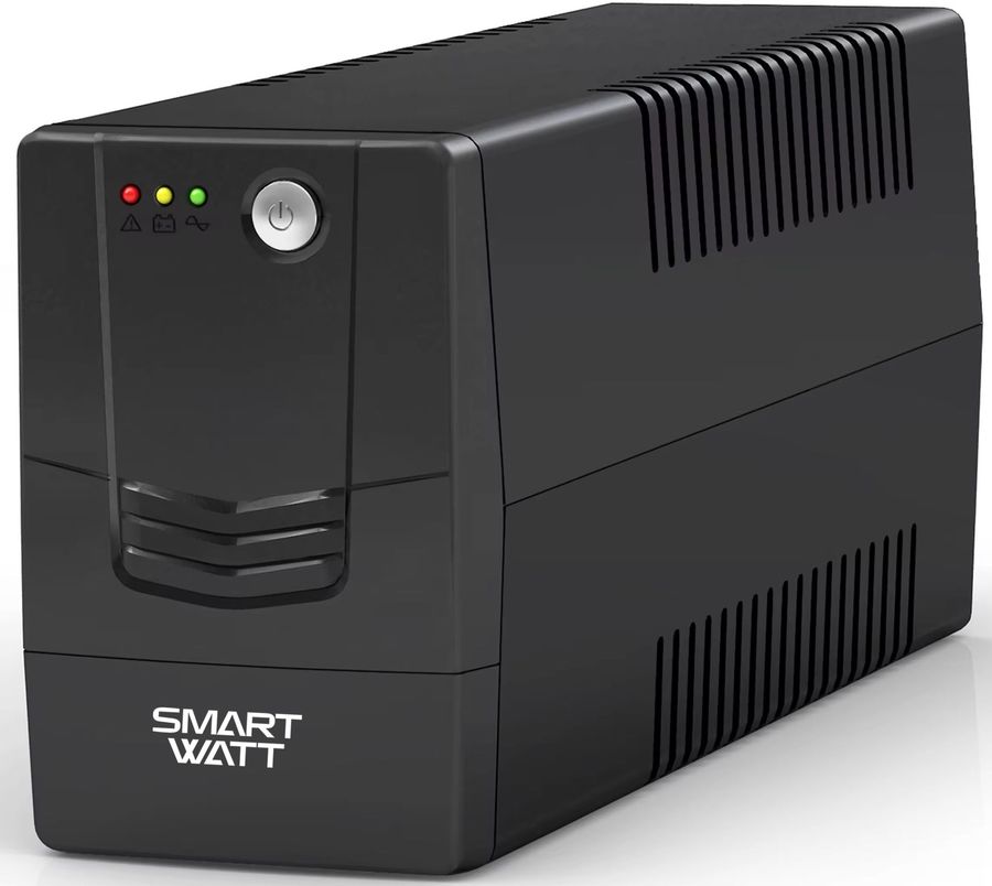Источник бесперебойного питания Smartwatt UNI 1050E 600Вт 1050ВА черный