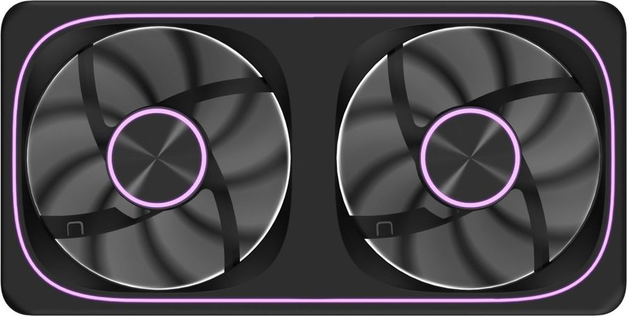 Вентилятор для корпуса Formula Air Fusion 2 Reverse ARGB 120х120x28 черный 4-pin 39.11дБ (упак.:2шт) (AIR FUSION 2 BK REVERSE) Ret