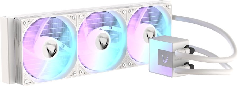 Система водяного охлаждения Formula Ice Jet Glow 360 ARGB Soc-AM5/AM4/1200/2066/1700/1851 белый 4-pin 1-27dB Al+Cu 300W 2020gr Ret (ICE JET GLOW 360 WH)