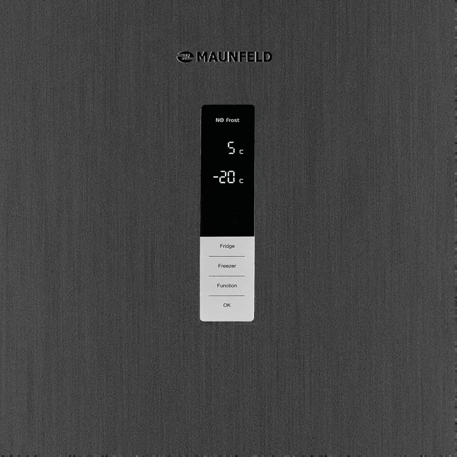 Холодильник Maunfeld MFF185NFX10 2-хкамерн. нержавеющая сталь инвертер