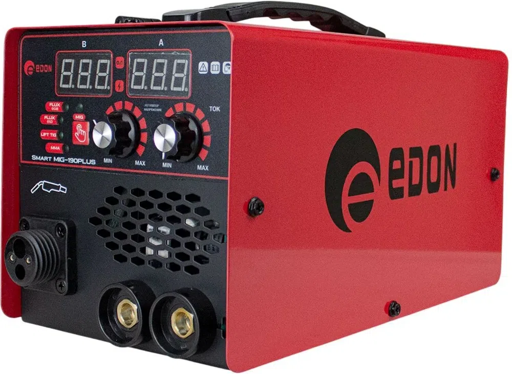 Сварочный полуавтомат Edon Smart MIG-190 Plus С инвертор MIG-MAG/FCAW/MMA/Lift TIG 8.4кВт