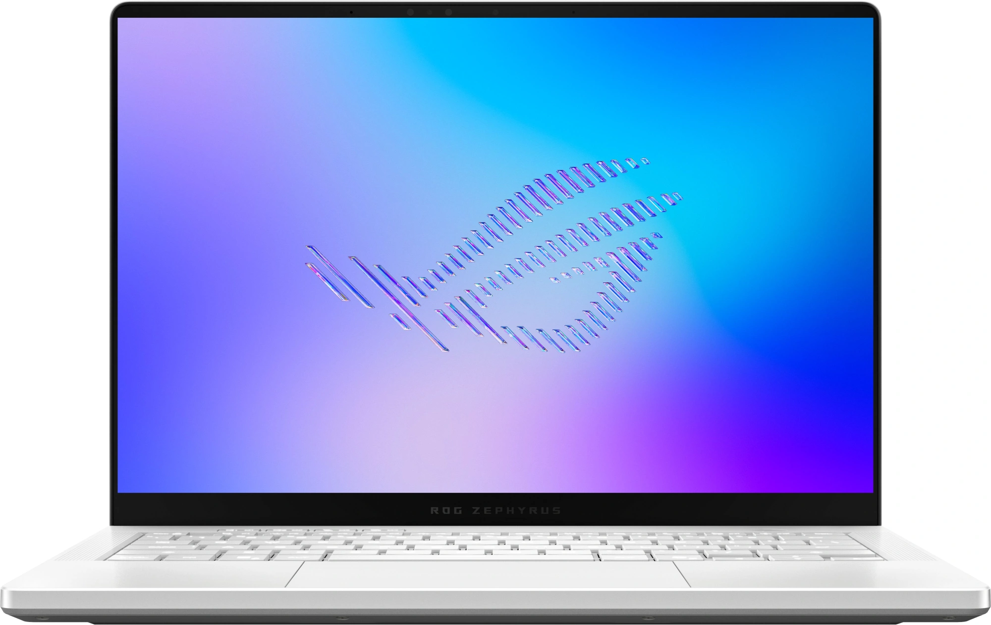 Ноутбук Asus ROG Zephyrus G14 GU405AR-SY018 Core Ultra 9 386H 32Gb SSD1Tb NVIDIA GeForce RTX5070Ti 12Gb 14" OLED 3K (2880x1800) без ОС white WiFi BT Cam Bag (90NR0P93-M000X0)