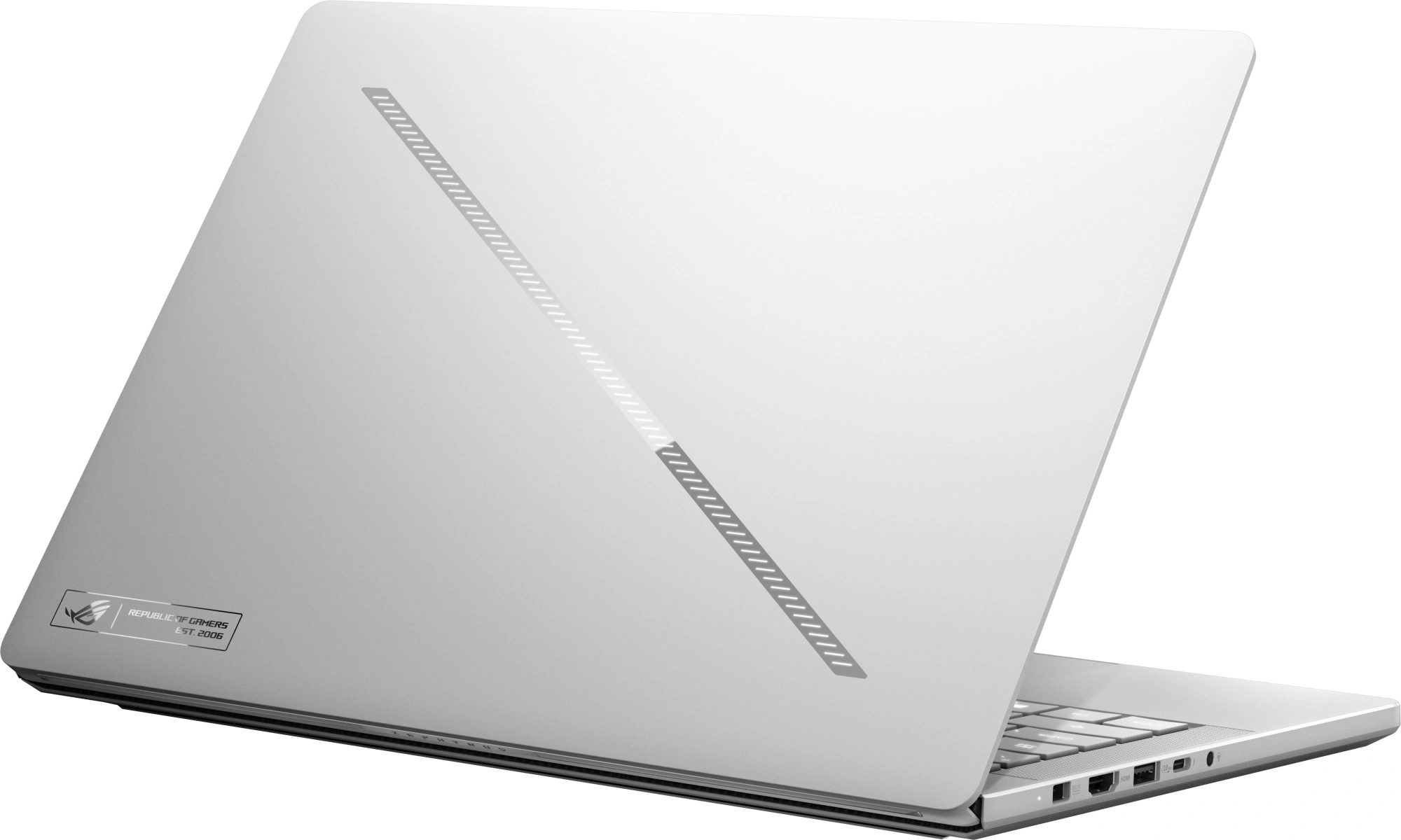 Ноутбук Asus ROG Zephyrus G14 GU405AR-SY018 Core Ultra 9 386H 32Gb SSD1Tb NVIDIA GeForce RTX5070Ti 12Gb 14" OLED 3K (2880x1800) без ОС white WiFi BT Cam Bag (90NR0P93-M000X0)