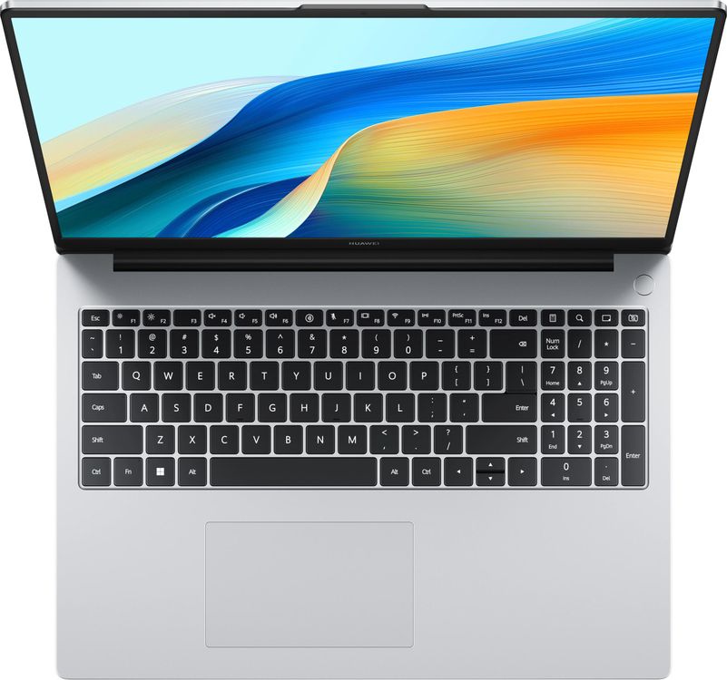 Ноутбук Huawei MateBook D 16 MCLG-X MitchellG-W5651 Core i5 13420H 16Gb SSD512Gb Intel UHD Graphics 16" IPS (1920x1200) без ОС silver WiFi BT Cam (53014MTX)