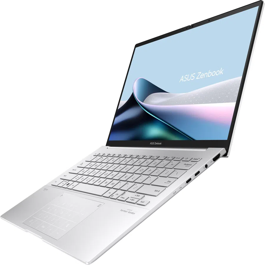 Ноутбук Asus Zenbook 14 UX3405CA-ST1352 Core Ultra 7 255H 32Gb SSD512Gb Intel Arc 140T 14" OLED 3K (2880x1800) без ОС silver WiFi BT Cam Bag (90NB14W2-M01ZP0)
