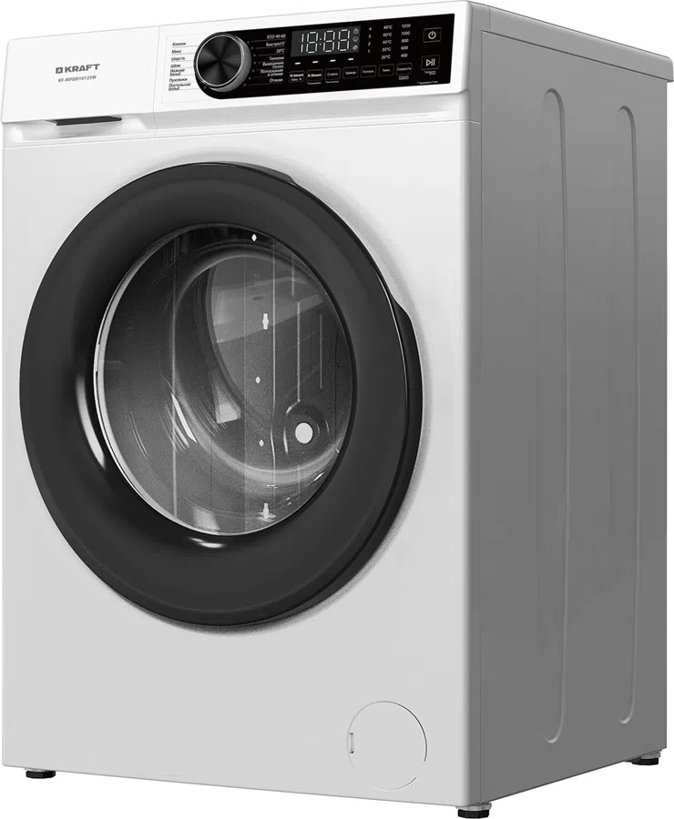Стиральная машина Kraft KF-MDDS10123 W класс: A+++ загр.фронтальная макс.:10.5кг белый инвертор