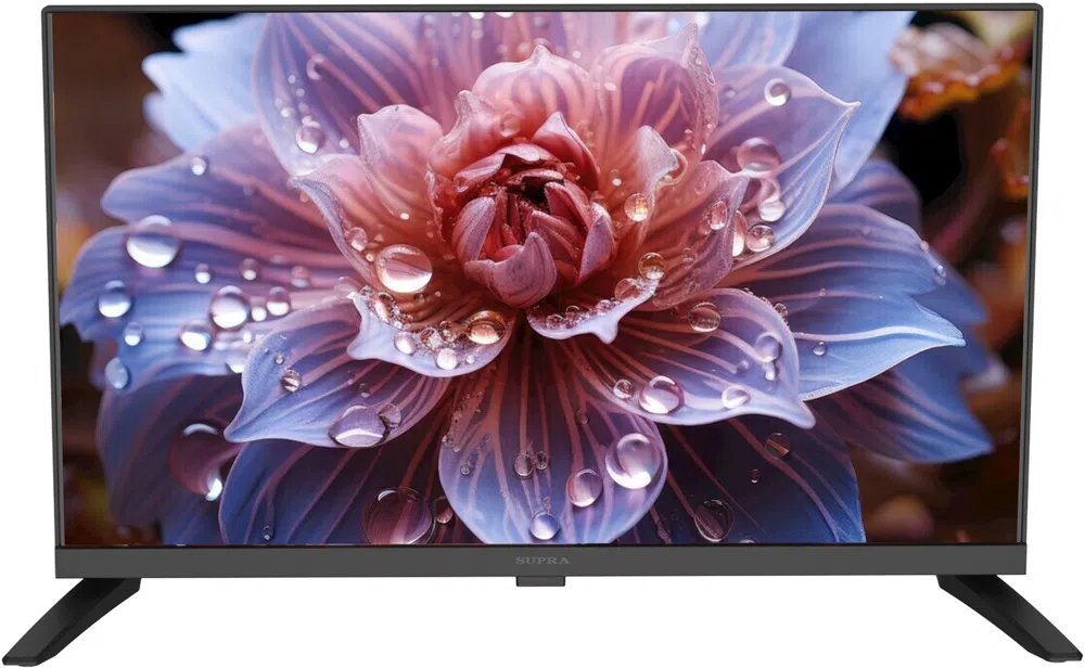 Телевизор LED Supra 24" STV-LC24LT0080W Frameless черный/черный HD 60Hz DVB-T DVB-T2 DVB-C USB (RUS)