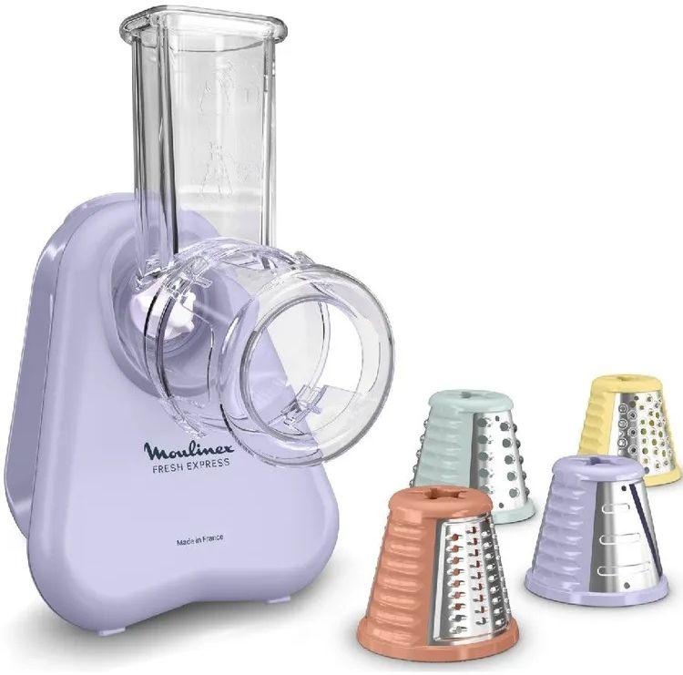 Универсальная резка Moulinex DK8546E0 150Вт (нарезка до 5мм) лиловый/белый