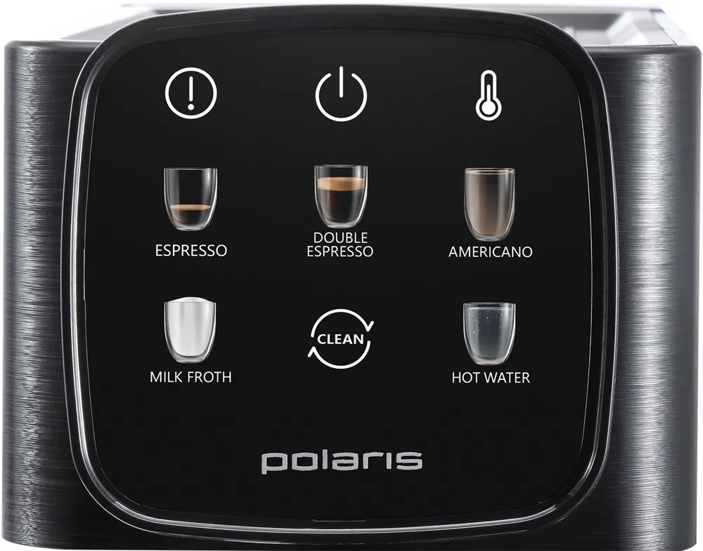 Кофеварка рожковая Polaris PCM 1551E Adore Crema 1500Вт черный