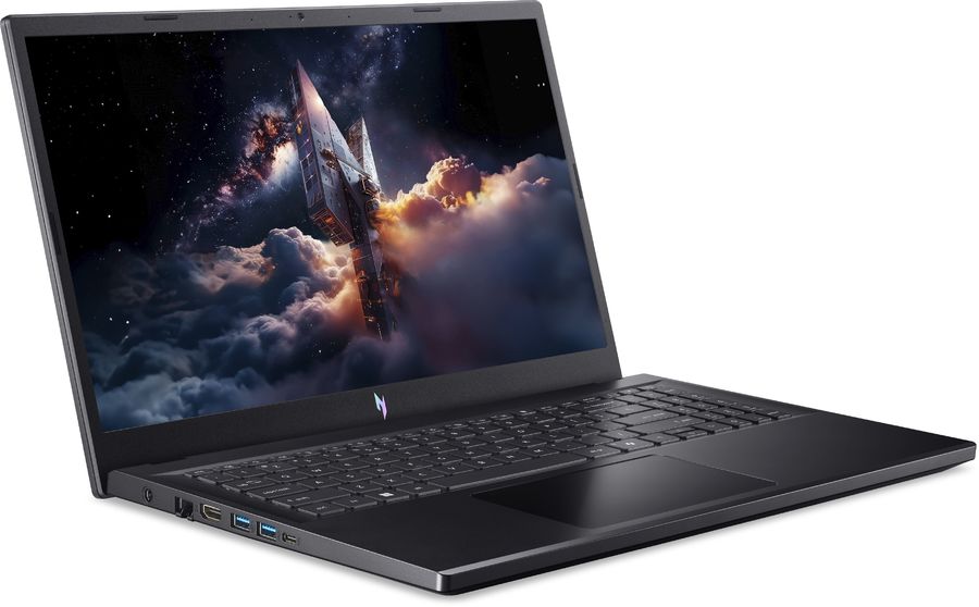 Ноутбук Acer Nitro V 15 ANV15-52-57BB Core i5 13420H 16Gb SSD512Gb NVIDIA GeForce RTX5050 8Gb 15.6" IPS FHD (1920x1080) Windows 11 Home black WiFi BT Cam (NH.U1PAA.004)