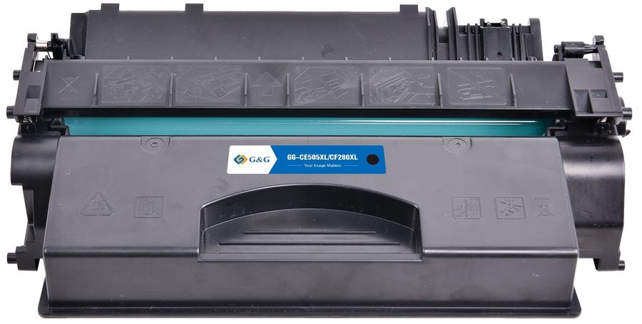 Картридж лазерный G&G GG-CE505XL/CF280XL CE505X/CF280X черный (13000стр.) для HP P2055d/P2055dn/P2055x LJ Pro 400 M401/M401a/M401n/M401d/M401dn/M401dne/M401dw/M425/M425dn/M425dw с чипом