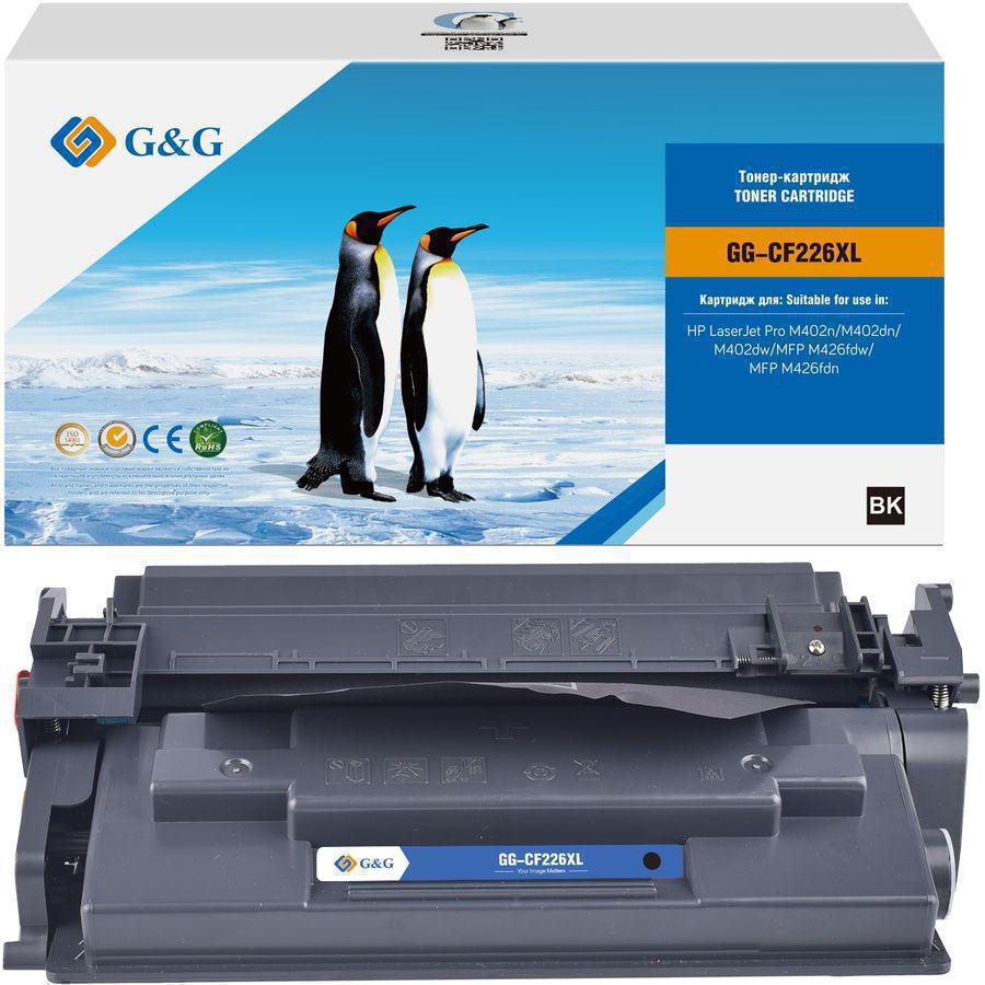 Картридж лазерный G&G GG-CF226XL черный (12000стр.) для HP LJ M402d/M402n/M426dw/M426fdn/M426fdw