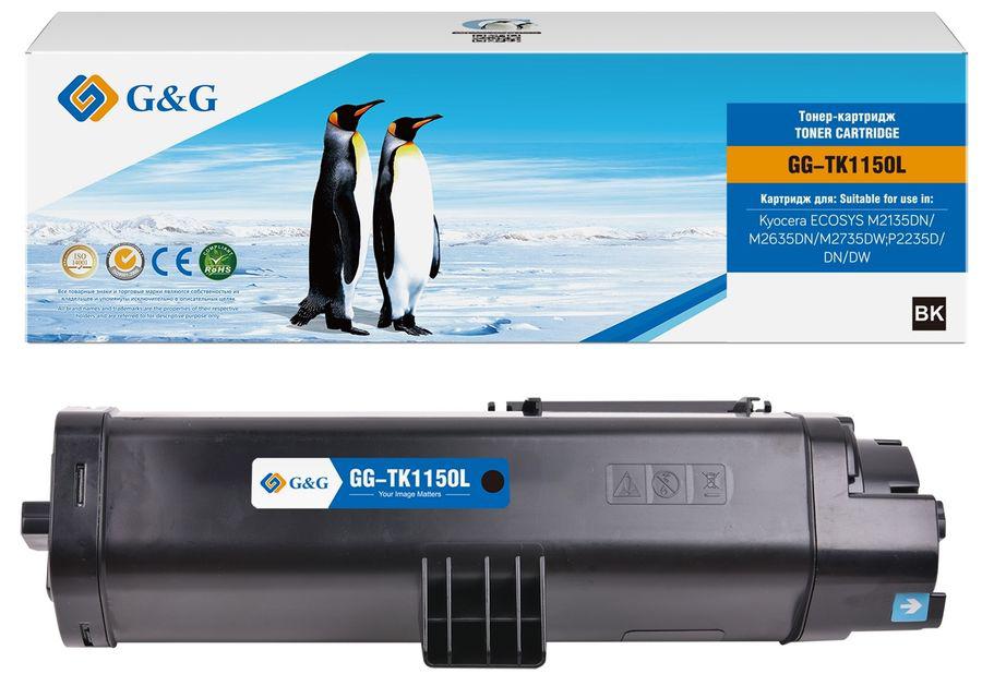 Картридж лазерный G&G GG-TK1150L черный (7200стр.) для Kyocera ECOSYS M2135DN/M2635DN/M2735DW;P2235D