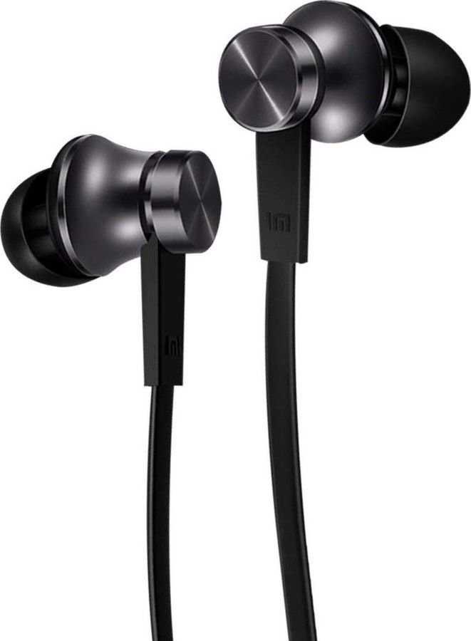 Гарнитура внутриканальные Xiaomi In-Ear 1.25м черный проводные в ушной раковине (ZBW4354TY)