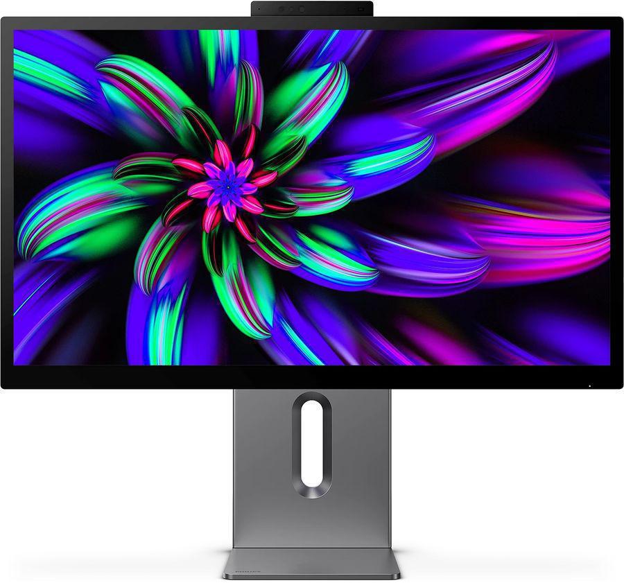 Монитор Philips 27" Brillance 27E3U7903 серый IPS LED 16:9 HDMI M/M Cam глянцевая HAS Piv 500cd 178гр/178гр 5120x2880 70Hz 5K USB 8.1кг