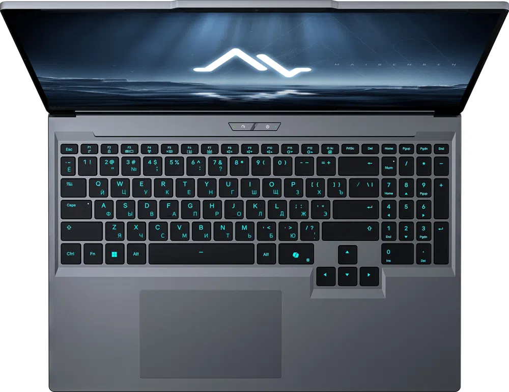 Ноутбук Maibenben X16C-i54456 Core i5 14450HX 16Gb SSD1Tb NVIDIA GeForce RTX 5060 8Gb 16" IPS FHD+ (1920x1200) Windows 11 Home grey WiFi BT Cam 5200mAh (X16C-I544560G44HG4E10)