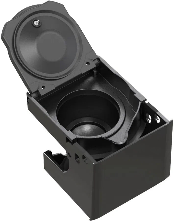 Кофеварка рожковая Polaris PCM 2038 3-in-1 1450Вт графитовый