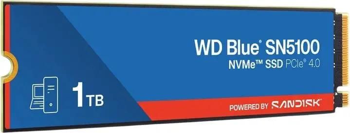 Накопитель SSD WD PCIe 4.0 x4 1TB WDS100T5B0E SN5100 Blue M.2 2280 7100/6700