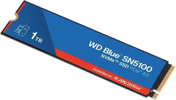 Накопитель SSD WD PCIe 4.0 x4 1TB WDS100T5B0E SN5100 Blue M.2 2280 7100/6700