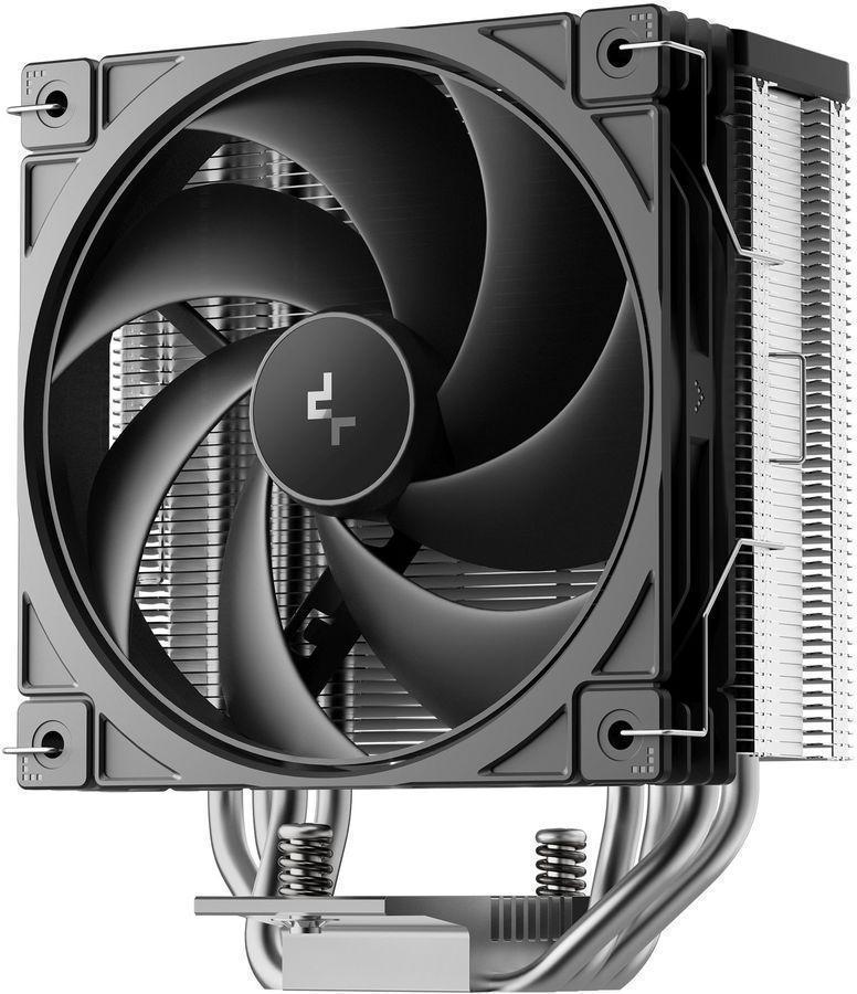 Устройство охлаждения(кулер) Deepcool AG400 G2 Soc-AM5/AM4/1200/1700/1851 серебристый/черный 4-pin 29.22dB Al+Cu 220W 631gr Ret (R-AG400-BKNPMG2-G)