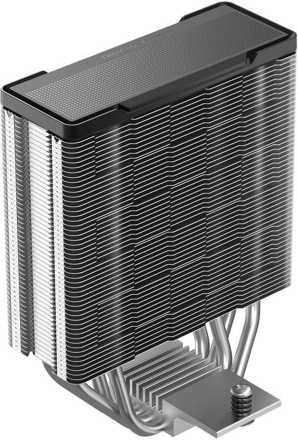 Устройство охлаждения(кулер) Deepcool AG400 G2 Soc-AM5/AM4/1200/1700/1851 серебристый/черный 4-pin 29.22dB Al+Cu 220W 631gr Ret (R-AG400-BKNPMG2-G)