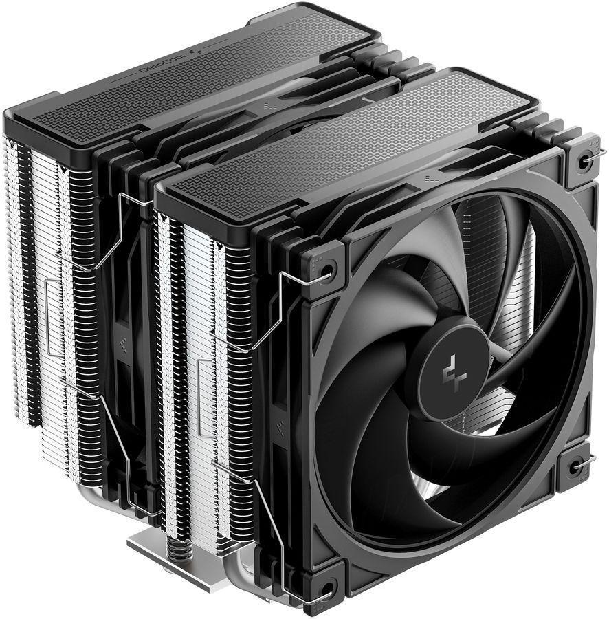 Устройство охлаждения(кулер) Deepcool AG620 G2 Soc-AM5/AM4/1200/1700/1851 серебристый/черный 4-pin 23.08-29.22dB Al+Cu 260W 1036gr Ret (R-AG620-BKNPMG2-G)