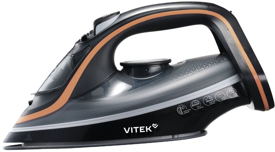 Утюг Vitek VT-IRN1205 3400Вт черный/оранжевый