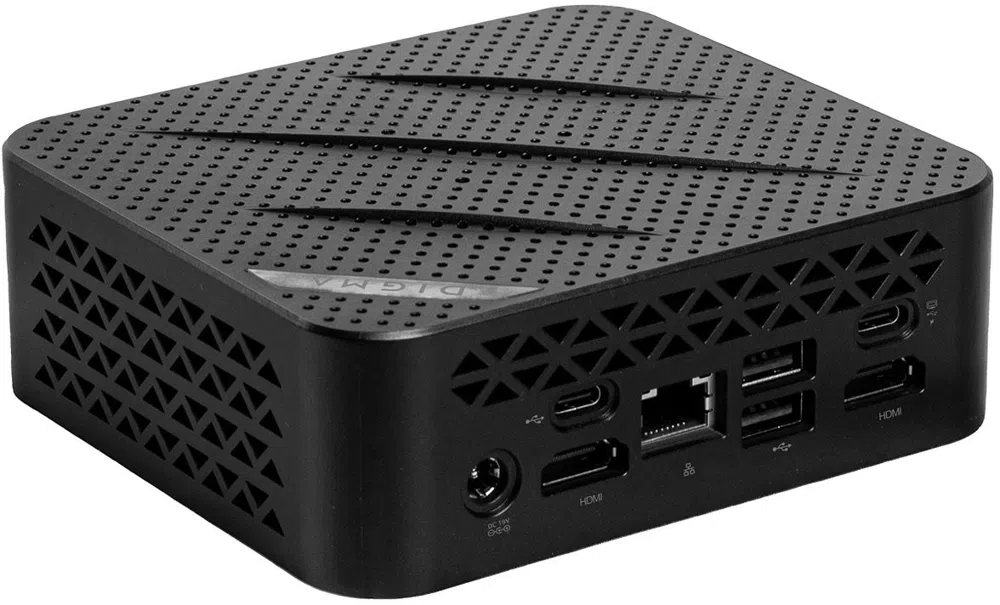 Неттоп Digma Mini Office Ryzen 5 3500U (2.1) 8Gb SSD256Gb Vega 8 Windows 11 Pro GbitEth WiFi BT 45W черный (RUS) (DPR5-8CXW01)
